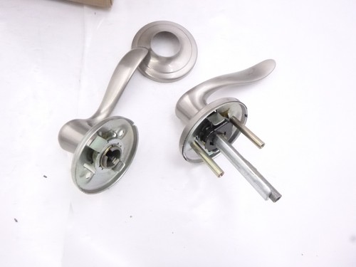 Kwikset 730TNL Signature Series Tustin Sichtschutz Türhebel Set Satin Nickel - Bild 3 von 4