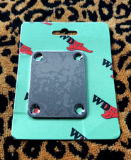 electric guitar neck plate WD chrome plain