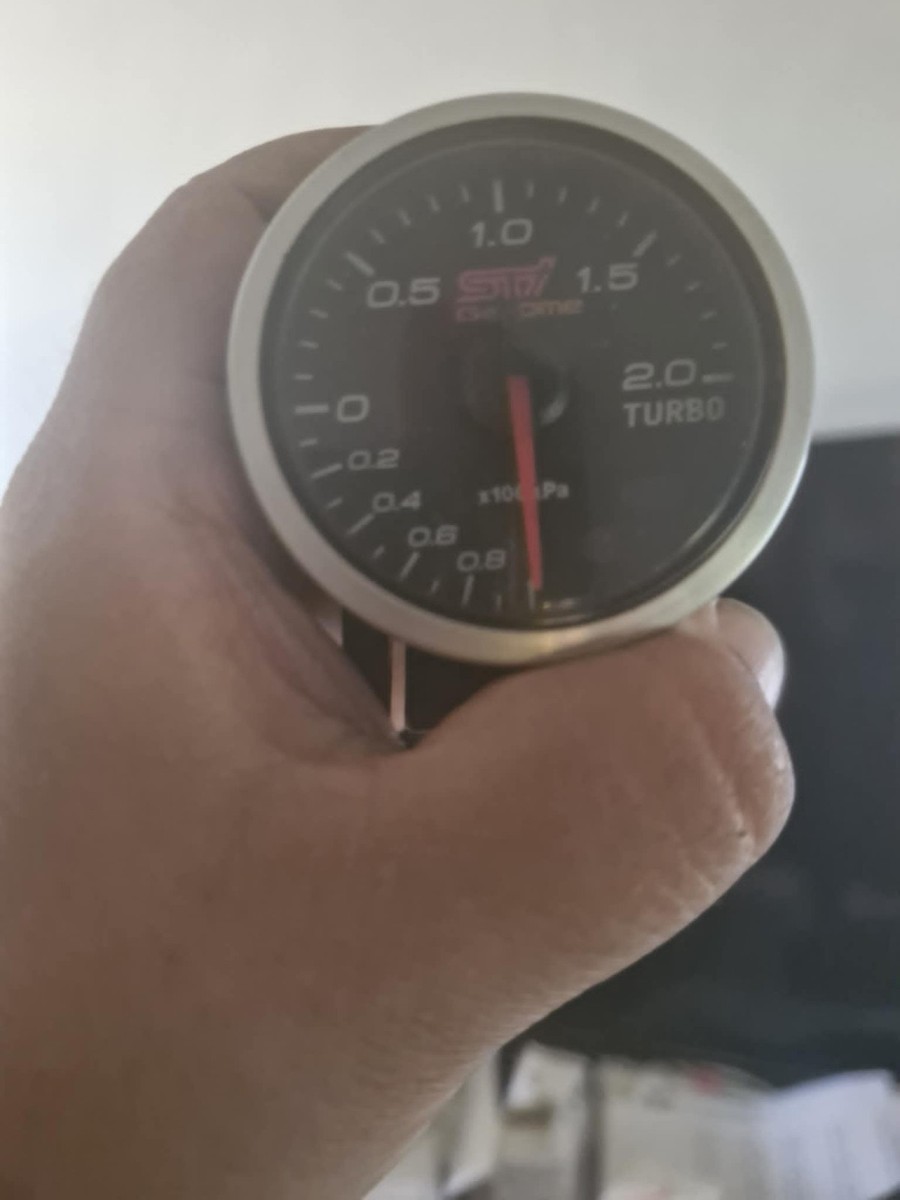 JDM STI Genome Boost Gauge Defi 52mm subaru WRX GC8 Turbo New Open