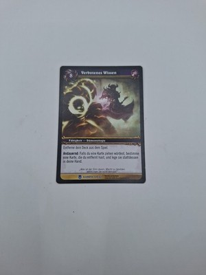 Verbotenes Wissen 124/361 - Helden von Azeroth -- World of Warcraft TCG
