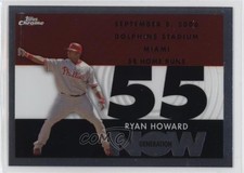 2007 Topps Chrome Generation Now Ryan Howard #GN205 1s3