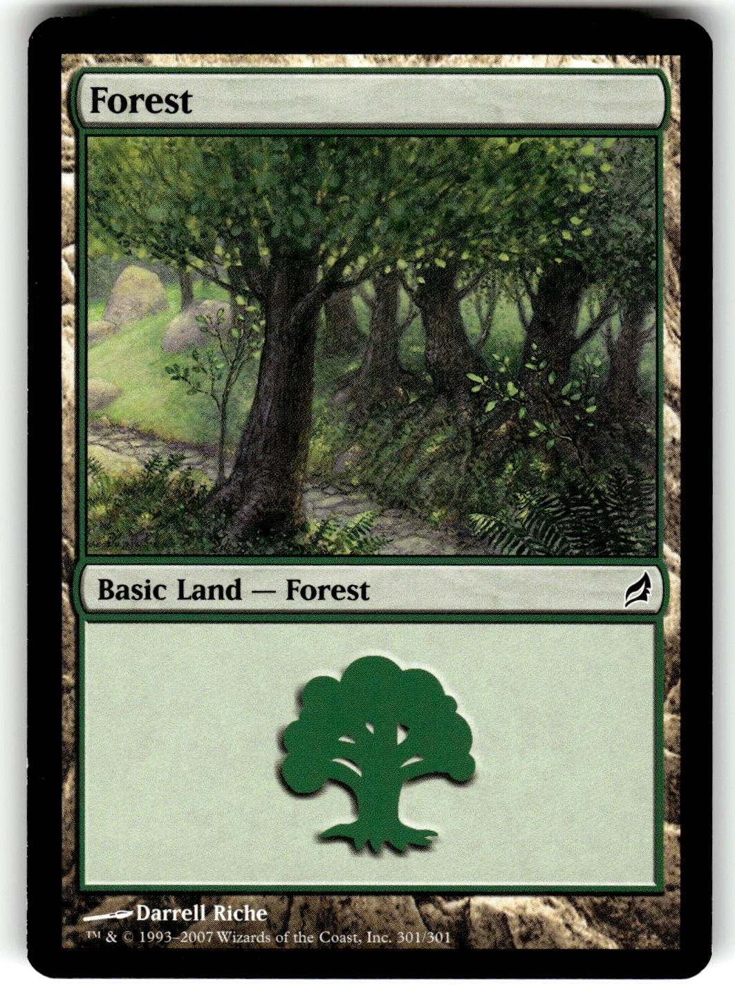 MTG Magic: The Gathering: Lorwyn Card LRW 301/301 L Forest