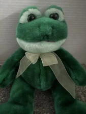 Kellytoy Green Frog Plush 15" Soft Stuffed Animal with Big Eyes and Big Feet 