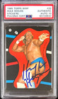 Hulk Hogan Signed 1985 Topps WWF Sticker Card #22 PSA/DNA 63134637 Auto 10