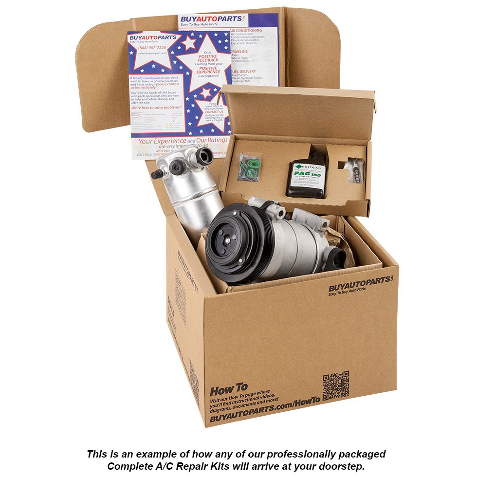 For Mercedes SLR McLaren 2005-2009 OEM AC Compressor w/ A/C Repair Kit GAP