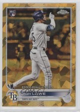 2022 Topps Chrome Update Sapphire Edition Rookie Debut Gold 19/50 Josh Lowe 10q3