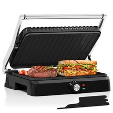 2200W Sandwichtoaster XL Kontaktgrill Tischgrill Panini Maker Elektrogrill