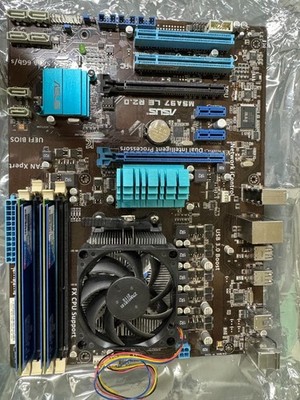 ASUS M5A97 LE R2.0 Socket AM3+ Motherboard with AMD Phenom II X6 1055T CPU 4GB D