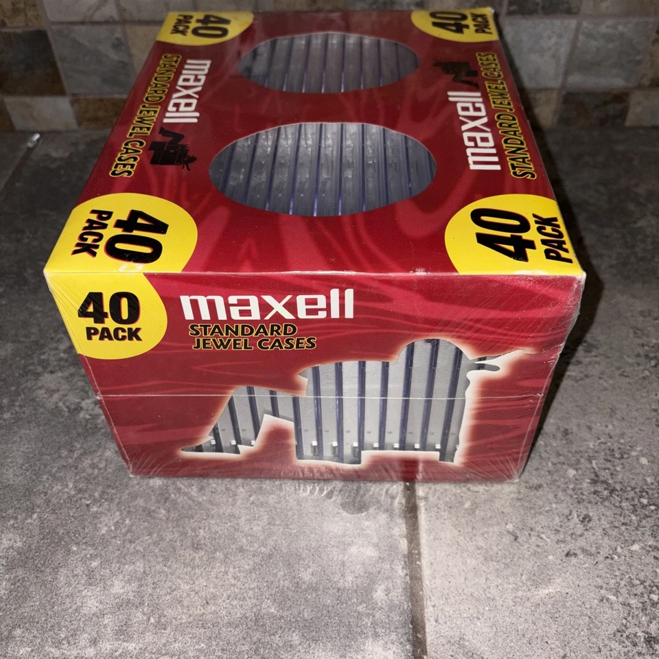 Nuevo Maxwell CD DVD Jewel Cases Paquete de 40 Foto 2 de 3