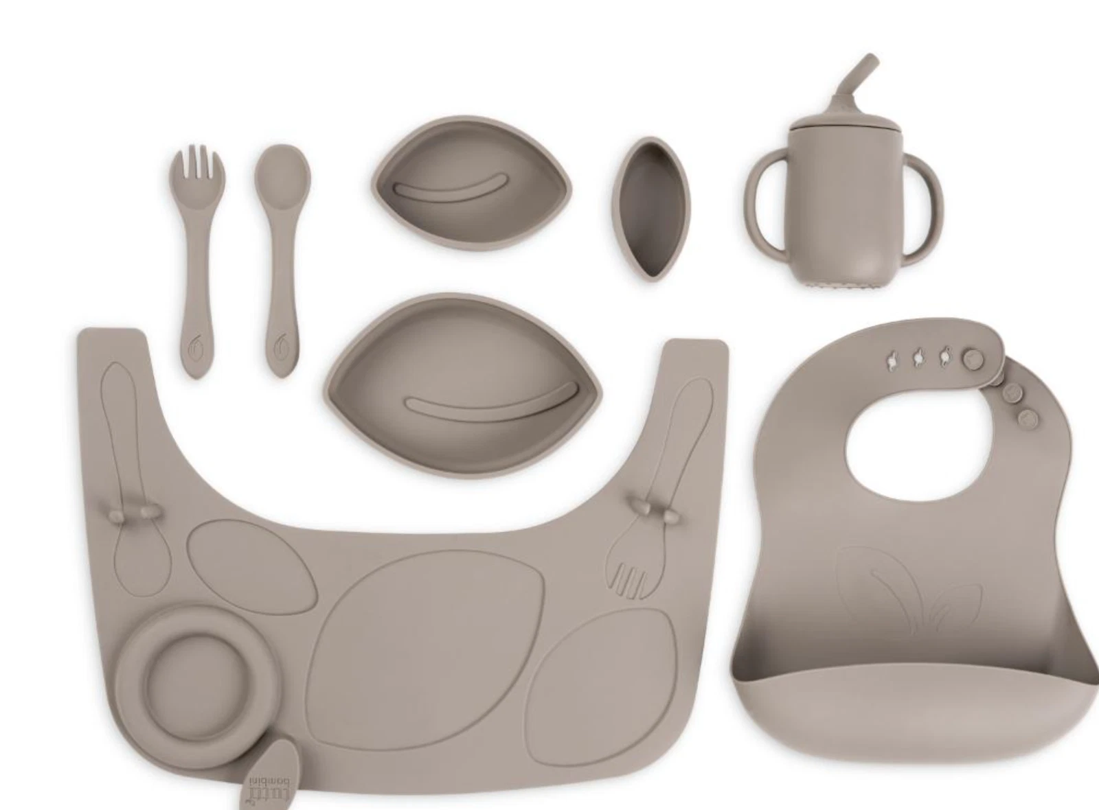 Tutti Bambini Nova / Maison Silicone Accessory Set In Basil £39.99