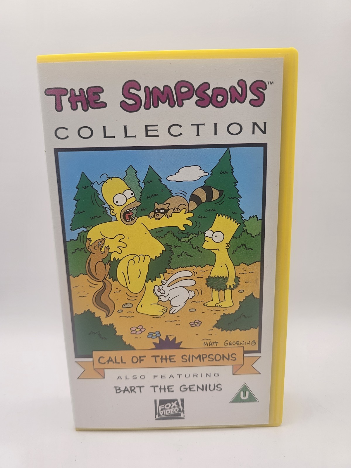The Simpsons Collection: Bart The General VHS Video 1991 Yellow Case PAL UK