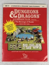 Dungeon &Dragons 1985 AC 3 The Revenge Of Rusak 9145 Completely Intact
