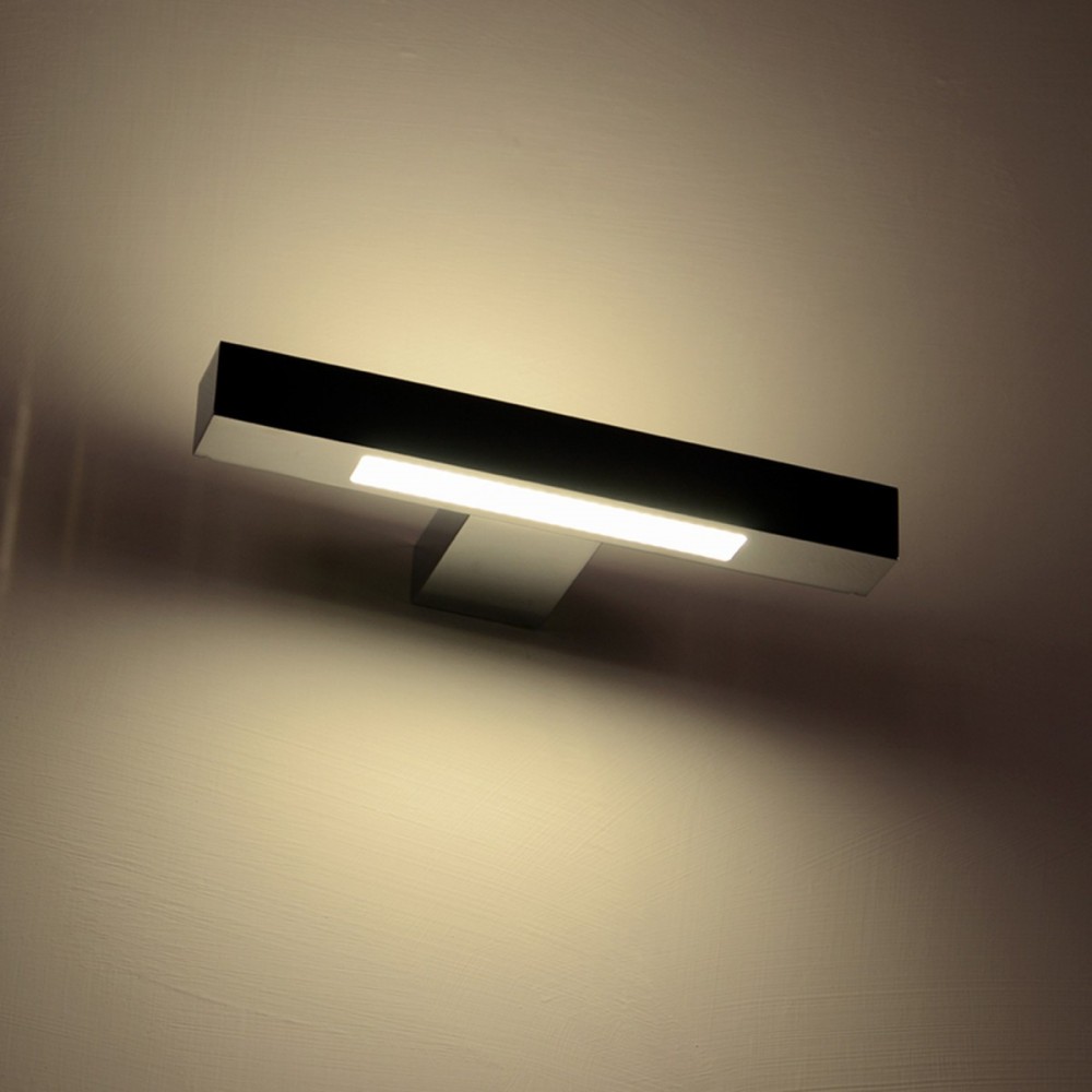 Applique LED 7W Biemissione Cromo-Bianco | Lampada Parete Moderna