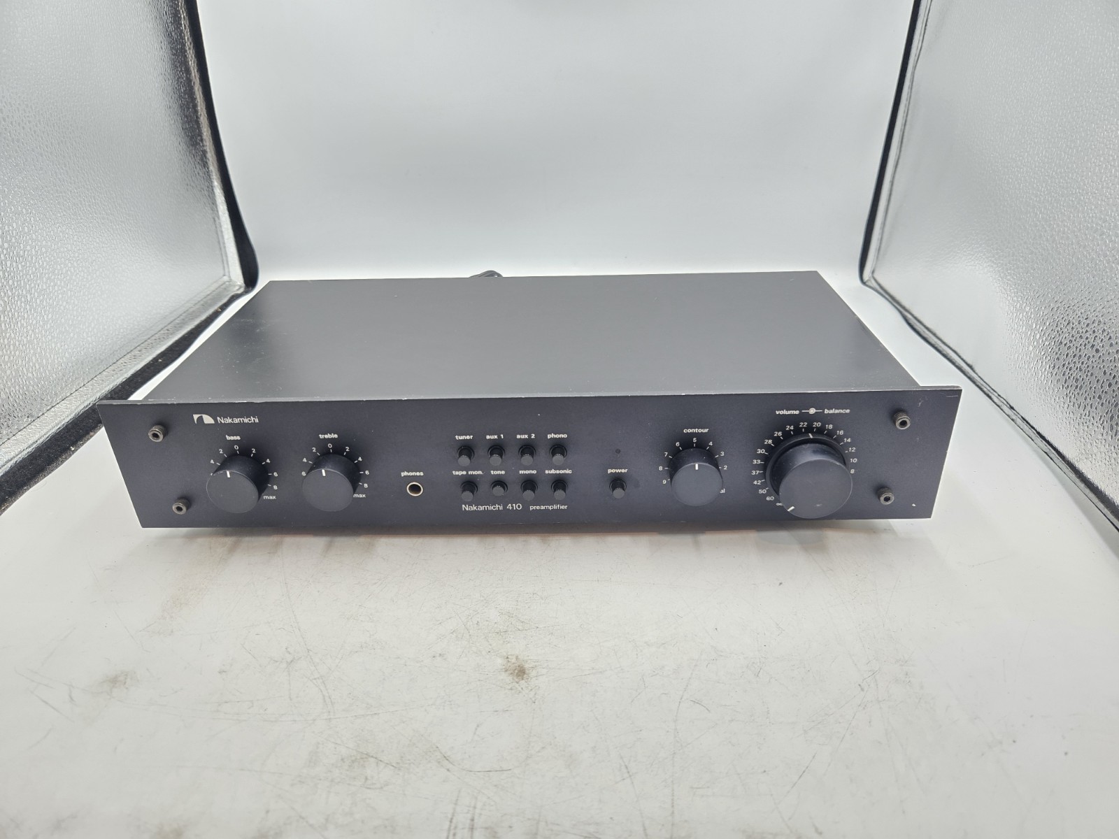 Vintage 80s Nakamichi 410 Preamplifier Preamp