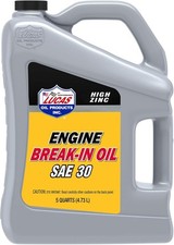 Lucas Oil 10631 Sae 30 Racing Engine Break-in Oil - 5 Quart