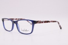 NEW NICOLE MILLER NMP807 C03 BLUE TORTOISE AUTHENTIC EYEGLASSES 49-16