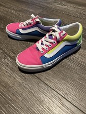 VANS Old Skool Neon Color Block Youth Size 3