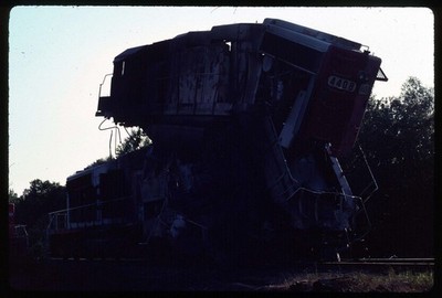 Original Schienenschlitten - SOO Soo Line 4408+ Gilchrist MI 7-12-1982