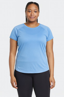 Tek Gear Light Blue Performance Dry Tek Small Short Sleeve Top