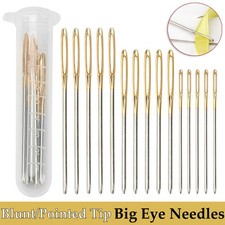 Big Eye Blunt Needles/Pointed Needles Hand Knitter For Yarn Sewing Wool Tapestry