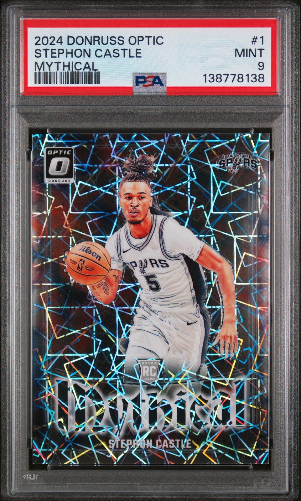 2024 Panini Donruss Optic Mythical #1 Stephon Castle PSA 9
