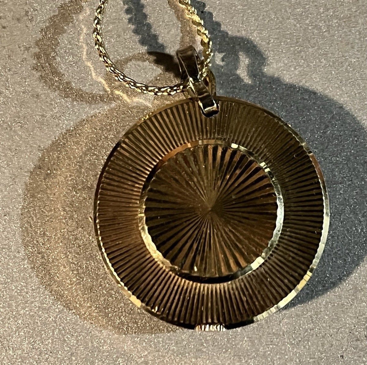 Vintage Caravelle Bulova Pendant Necklace Watch Women Gold 