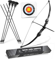   Bow and Arrow for  Beginners Archery Set with 6 Arrows, Ideal for  Teens ...