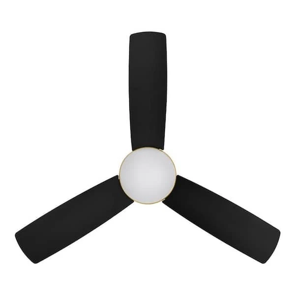 Hampton Bay Blaketon 46" Indoor/Outdoor Integrated LED Matte Black Ceiling Fan - Image 3 of 4