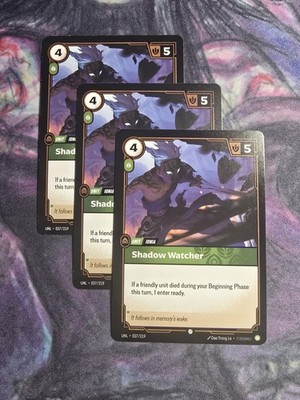 3x Shadow Watcher 037/219 Common Unleashed Riftbound Near Mint x3