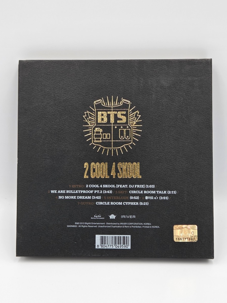 Official] BTS Debut Single Album '2 COOL 4 SKOOL' - w/ Sticker