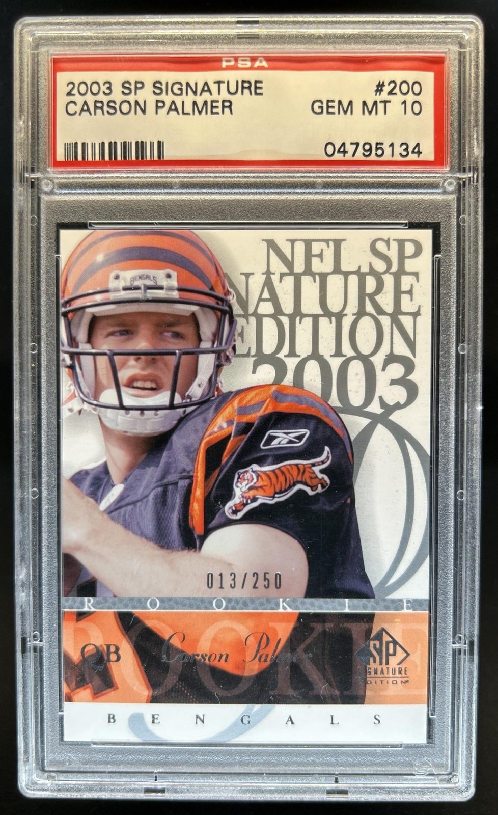 Carson Palmer SP Signature #200 Base