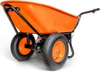 SuperHandy Electric Wheelbarrow 48V 2Ah Li-Ion Battery, 330 lbs 150 kg Capacity