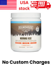 Roundhouse Provisions Morning Kick Digestive Powder, Strawberry Lemonade Flavor,