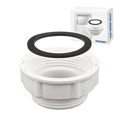 tecuro Reduzierstück für Siphon-Ablauf 1 1/2 IG x 1 1/4 AG