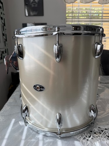 Slingerland Magnum 1979 Silver Mist 14x14 Power tom XLNT Cond!