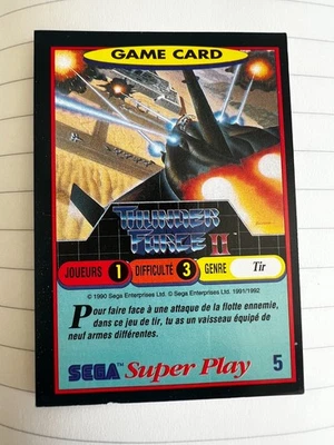 PANINI GAME / SEGA SUPER PLAY # 5 " THUNDERFORCE II " - Photo 1/4