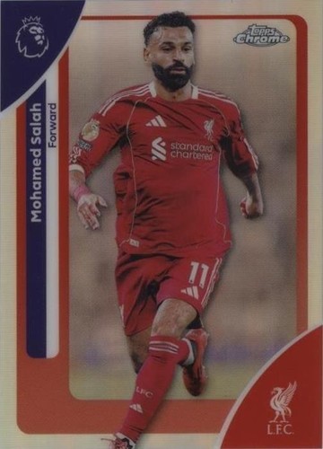 2025-26 Topps Chrome Premier League - Mohamed Salah #118 Refractor