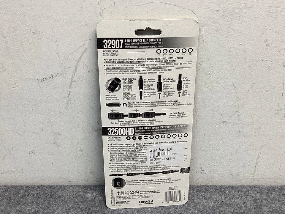 Klein Tools 85517HD 11-in-1 Flip Socket Magnetic Multi-bit Set - Image 4 of 4