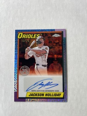 Topps 2025 Series 2 1990 Chrome Silver Pack Auto Orange /25 #90CA2-JH