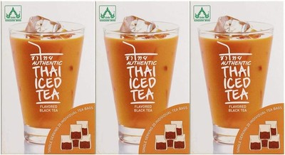 Thai Iced Tea Black Tea - 3-Pack of Authentic Flavorful Blends