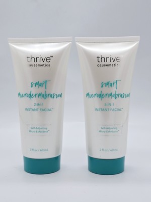 Thrive Causemetics Smart Microdermabrasion 2-in-1 Instant Facial. QTY:2