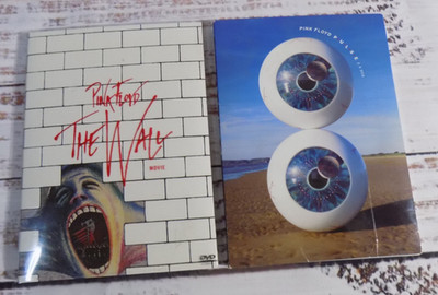 Lot of 2 PINK FLOYD DVD The Wall Movie & Pulse Concert VG