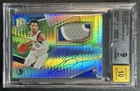 JALEN BRUNSON BGS 9 2018-19 PANINI SPECTRA #113 ROOKIE NEON GREEN PATCH AUTO /49