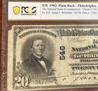 $20 1902 Plain back Philadelphia National Bank of Germantown Fr 650 — photo 7