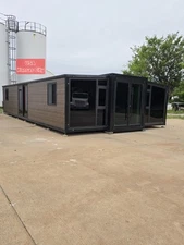 2 or 3 Bedroom 40 FT Foldable Expandable Container Home, Tiny home