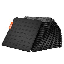 VEVOR Pavimento garage da officina garage 305x305mm nero 25 pezzi antiscivolo