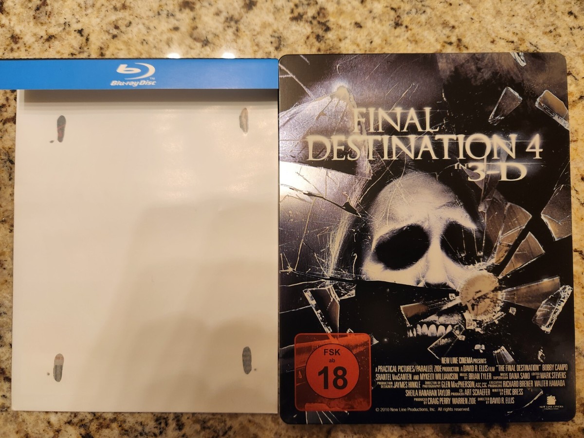 Final Destination 4 STEELBOOK 3D (Blu-ray, Germany) *SEALED