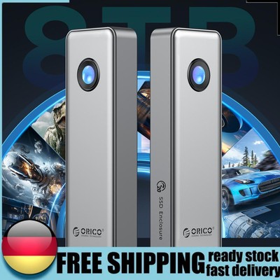 RGB 40Gbps USB4 SSD Hard Drive Case Compatible with Thunderbolt 3/4 M.2 NVME