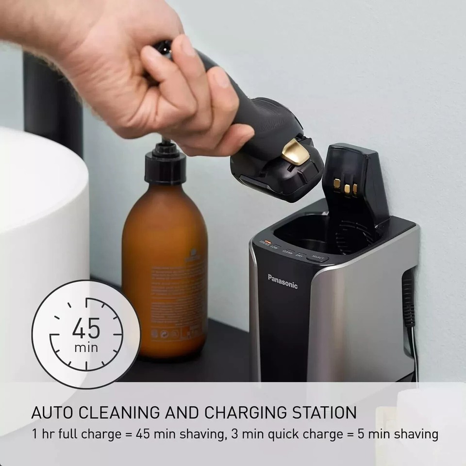 Panasonic ES-LV97-K Razor Multi-Flex 16D Head Cordless Men's Electric ...