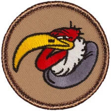 Buzzard Patrol Patch - 2" Round Embroidered Patch (018)